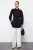 Trendyol Modest Dames Zwart Effen Lang Getailleerd Modest Overhemden