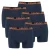 HEAD Boxershorts  donkerblauw / oranje