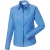 Russell Collection Dames/Dames Polycotton Slim Shirt met Lange Mouwen (Bedrijfsblauw)