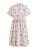TOMMY HILFIGER Jurk ‘Ess’  beige / rood / zwart