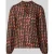 Marc Cain Regular fit blouse in all-over look met druppelvormige hals