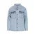 Like Flo junior denim casual overhemd – lichtblauw