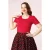 Topvintage exclusive ~ Janett top in rood
