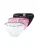 Juicy Couture Slip ‘DIDDY’  rosa / zwart / wit