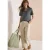 Shirt met korte mouwen en gespleten hals