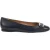 LK Bennett Cayden Square Ballerina Shoes Navy