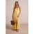 TRENDYOLMİLLA Dames Geel Grafisch Midi Mouwloos Strandkleding Skater Jurken