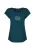 GREENBOMB Shirt ‘Nature Allium’  blauw / zwart
