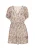 IZIA Zomerjurk ‘Fashion Look’  camel / smoky blue / zwart / wit
