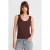 Getextureerde Geribbelde Mouwloze Blouse