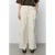 Sofie Schnoor wide leg corduroy broek met plooien – ecru