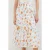 French Connection Camille Drape Tiered Midi Skrt White