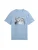TOM TAILOR Shirt  blauw gemêleerd / zwart / wit