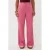 Ydence straight regular tall waist gestreepte pantalon roze