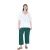 Linnen curve broek voor vrouw Haris Cotton