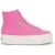 Superga Dames/Dames 2708 Hoge Tops met kant (Fuchsia Roze/Avorio)