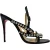 Christian Louboutin Galeria Studded Sandalenhakken in Zwart Leer