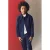 Mango Kids katoenen spijkerjas – donkerblauw