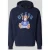 Guess hoodie met labelprint en kangoeroezak
