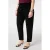 MS Mode straight regular waist broek zwart