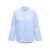 ONLY CARMAKOMA blouse met krijtstreep blauw