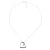 Orphelia Dames 925 Sterling Zilveren Ketting met Hanger – Zilver ZH-7069