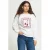 ICHI gebreide trui met print – wit