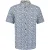 No Excess Shirt short sleeve slub allover pri indigo blue