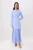 Trendyol Modest Dames Blauw Effen Maxi Lang Recht Modest Jurken