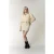 Colourful Rebel Trista Boucle High Waist Skirt Light Yellow