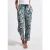 Street One Dames Broek met gedessineerde Wide Legs in Blauw