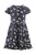 happy girls Jurk  navy / pink / rood