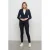 &Co Woman rechtvallende blazer PHILEINE van travelstof marineblauw