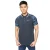 Crosshatch Heren Polo Cramdark Camo (Marine)