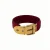 Vintage leren armband van Gucci