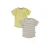 Dirkje T-shirt – (set van 2) geel/grijs