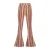 Raizzed flared broek Sanima lila/geel/multicolor