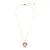 Swarovski Ketting  goud / pink