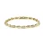 Luxenter Armband met schitterende zirkonia, afgewerkt in 18k geelgoud – Tanal