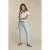 Red Button Jeans Jimmy Srb3807 108 Bleach Repreve Dames