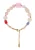 IZIA Armband  goud / rosa / rood / natuurwit
