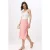TRENDYOLMİLLA Dames Roze Effen Midi Kokerrok- rok Rokken