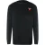 Love Moschino Heren Sweatshirt met hartlogo (Zwart)