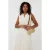 EsQualo Dress Slv/lss 3d Circled Embroidery Off White