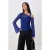 TRENDYOLMİLLA Dames Blauw Effen Lang Getailleerd Blouses