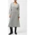 French Connection Candice Satin Stripe Midi Dress Black/cream