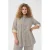 Kaffe Curve blouse met krijtstreep blauw