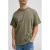 Solid gemeleerd regular fit T-shirt groen