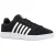 K-Swiss Heren Court Tiebreak Suede Trainers (Zwart)