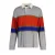 Dikke lange mouwen polo Gant Rugger stripe